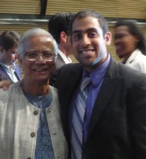 Kedar Pavgi and Dr. Muhammad Yunus